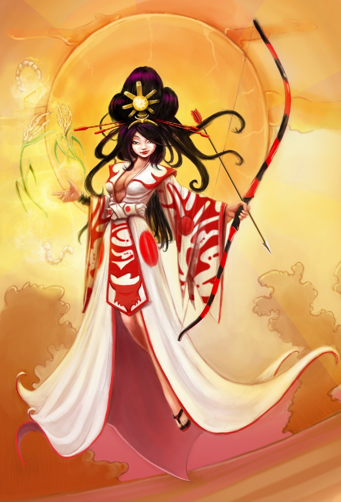 Богиня Аматерасу Япония