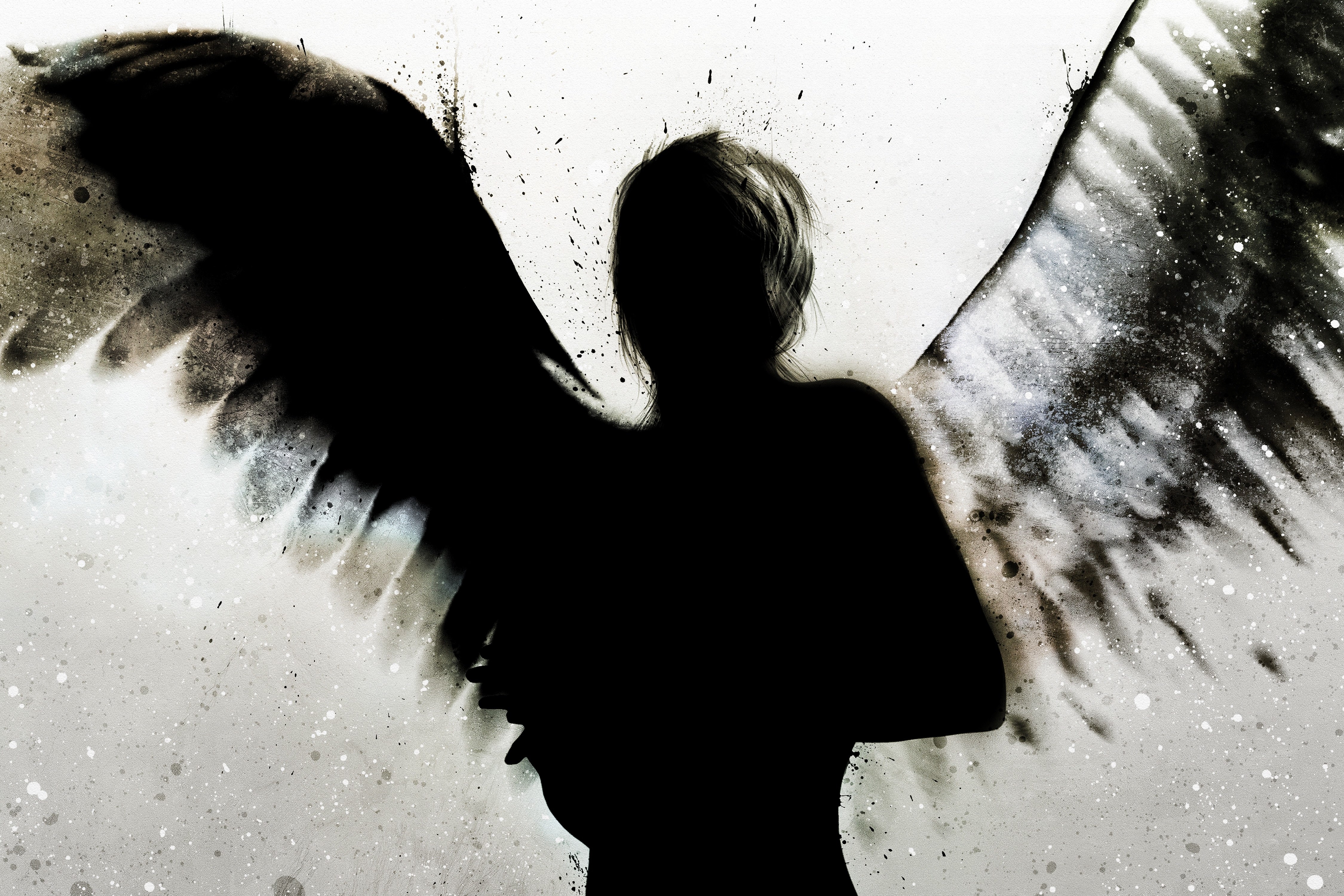Грусть ава. Грустный ангел. Черный ангел. Падший ангел. Ангел с крыльями.