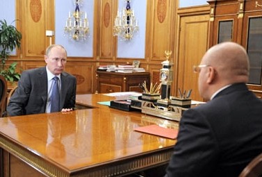 В.В.Путин провёл рабочую встречу с губернатором НАО И.Г.Фёдоровым