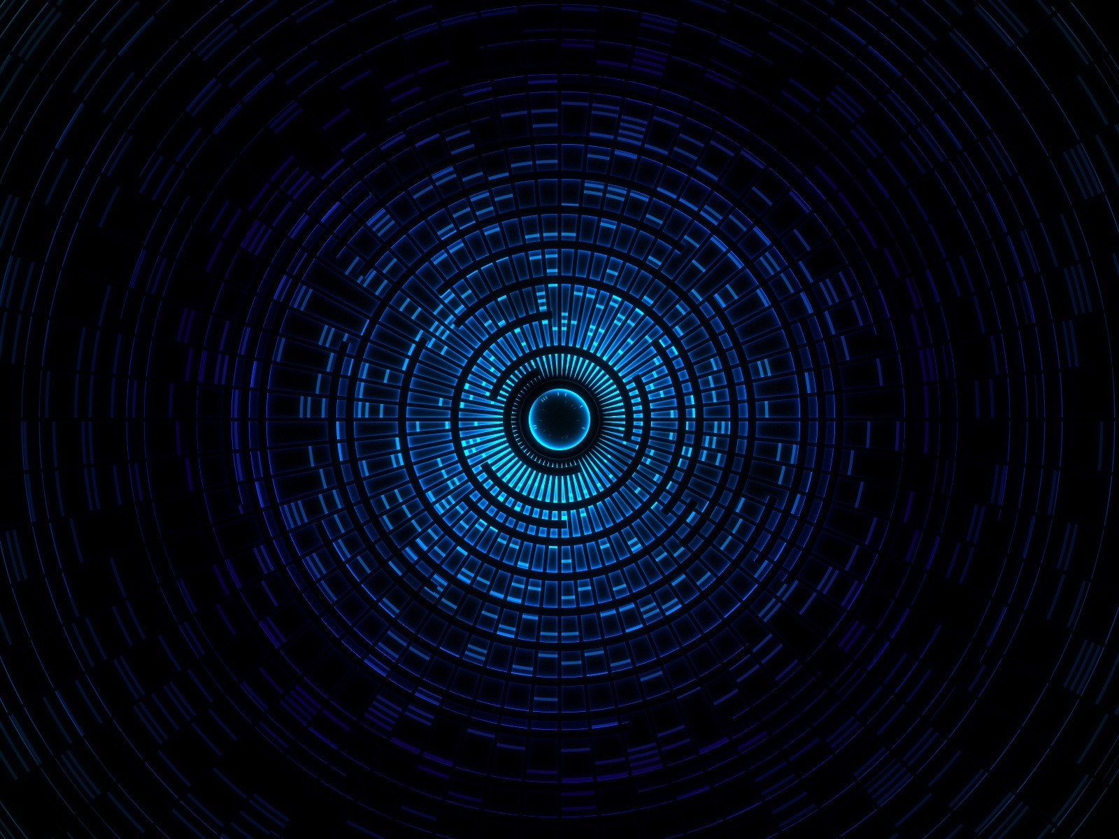 Центр экрана телефона. Синий фон абстракция. Цифровой туннель. Фон круги. Абстракция круги.