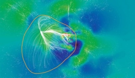 Суперкластер Laniakea - огромное скопление галактик