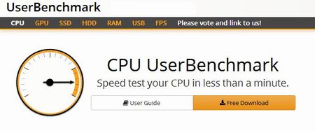 Hardware User Benchmark (System info & test)
