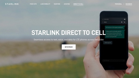 Спутниковая связь SpaceX Starlink на обычных смартфонах