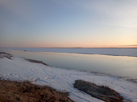 Ледоход на реке Печора 2025